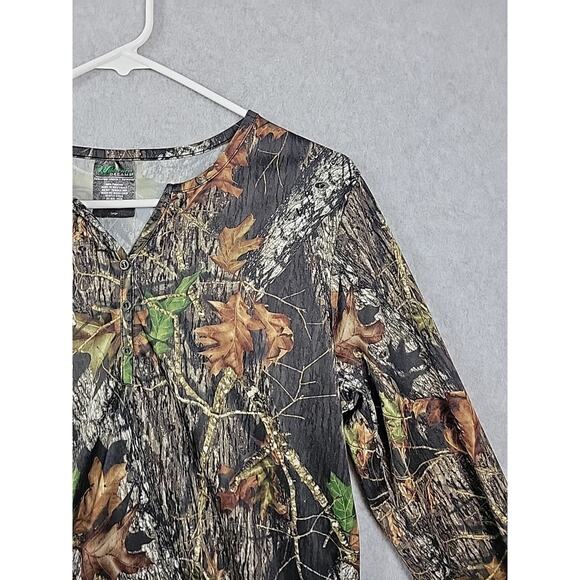 Wilderness Dreams Multicolor Camo 3/4 Sleeve Nightgown Coverup Women's Large - Picture 4 of 11